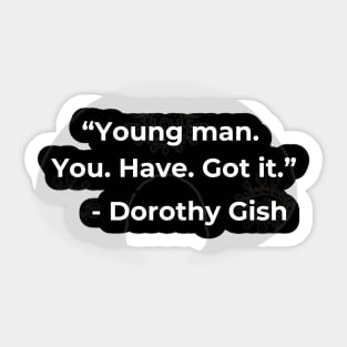 Three Amigos: Dorothy Gish Sticker